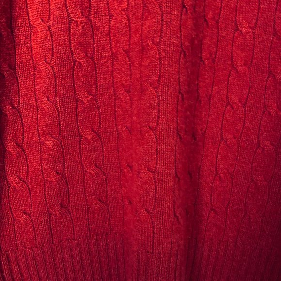 POLO by RALPH LAUREN 100% Italian Cashmere Iconic Cable Knit Sweater - Picture 7 of 13